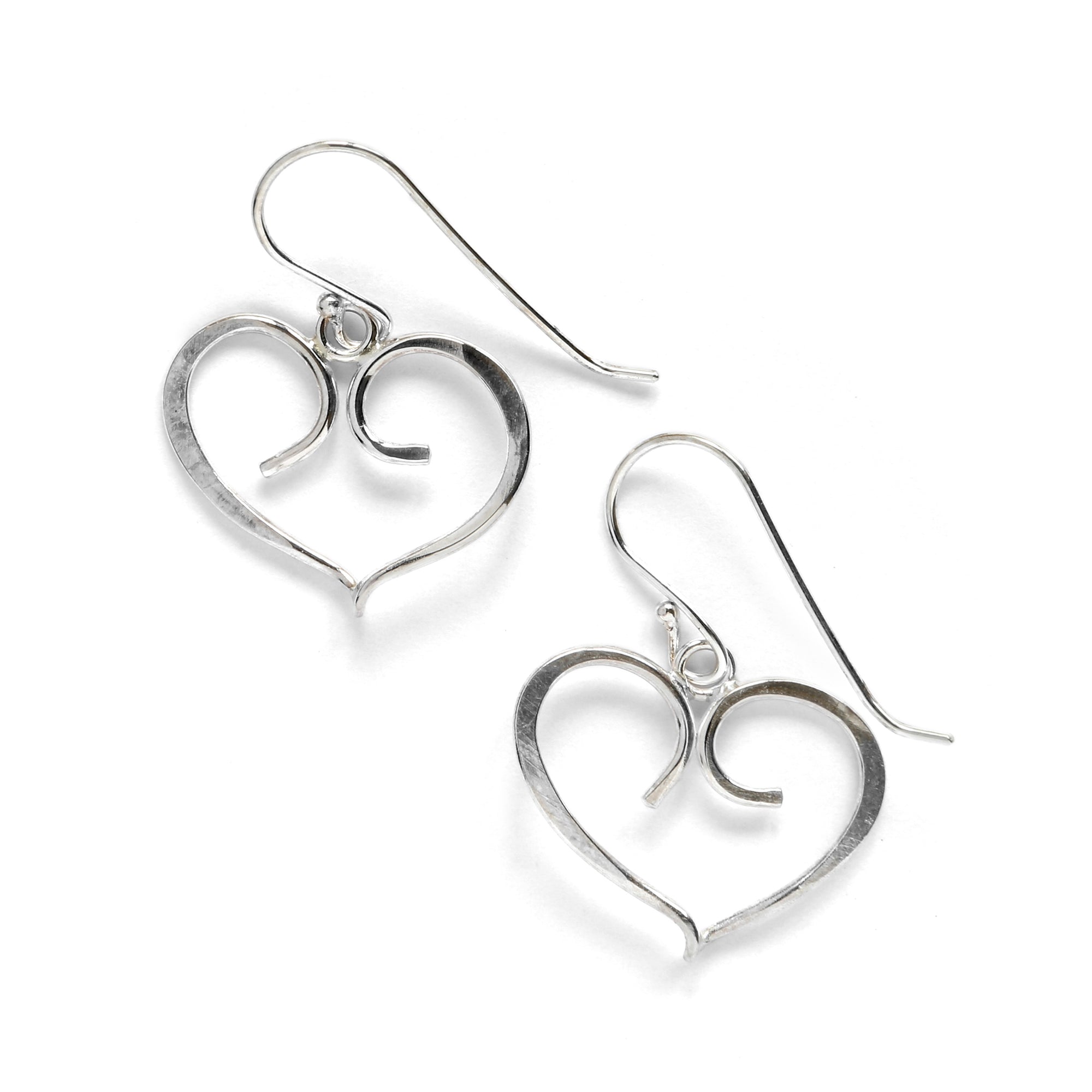 Forged Heart Earring
